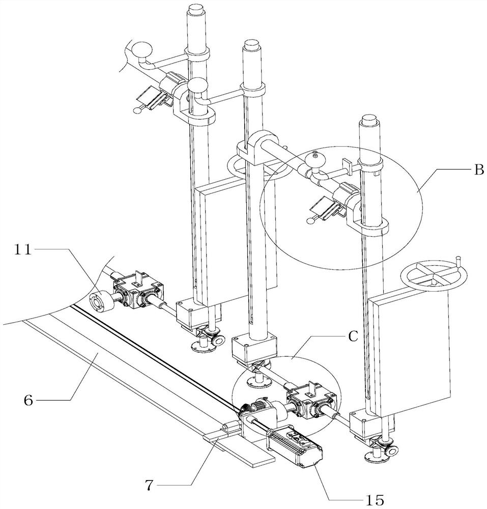 Warm-up training device for national sports