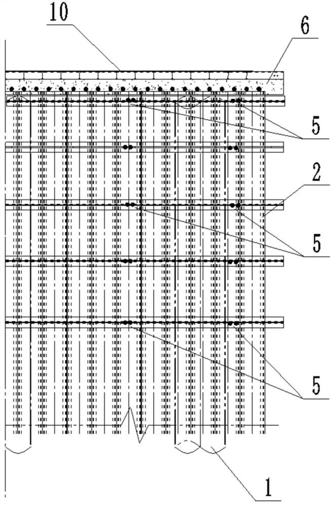 Pull rod type multipurpose steel trestle abutment and construction method thereof