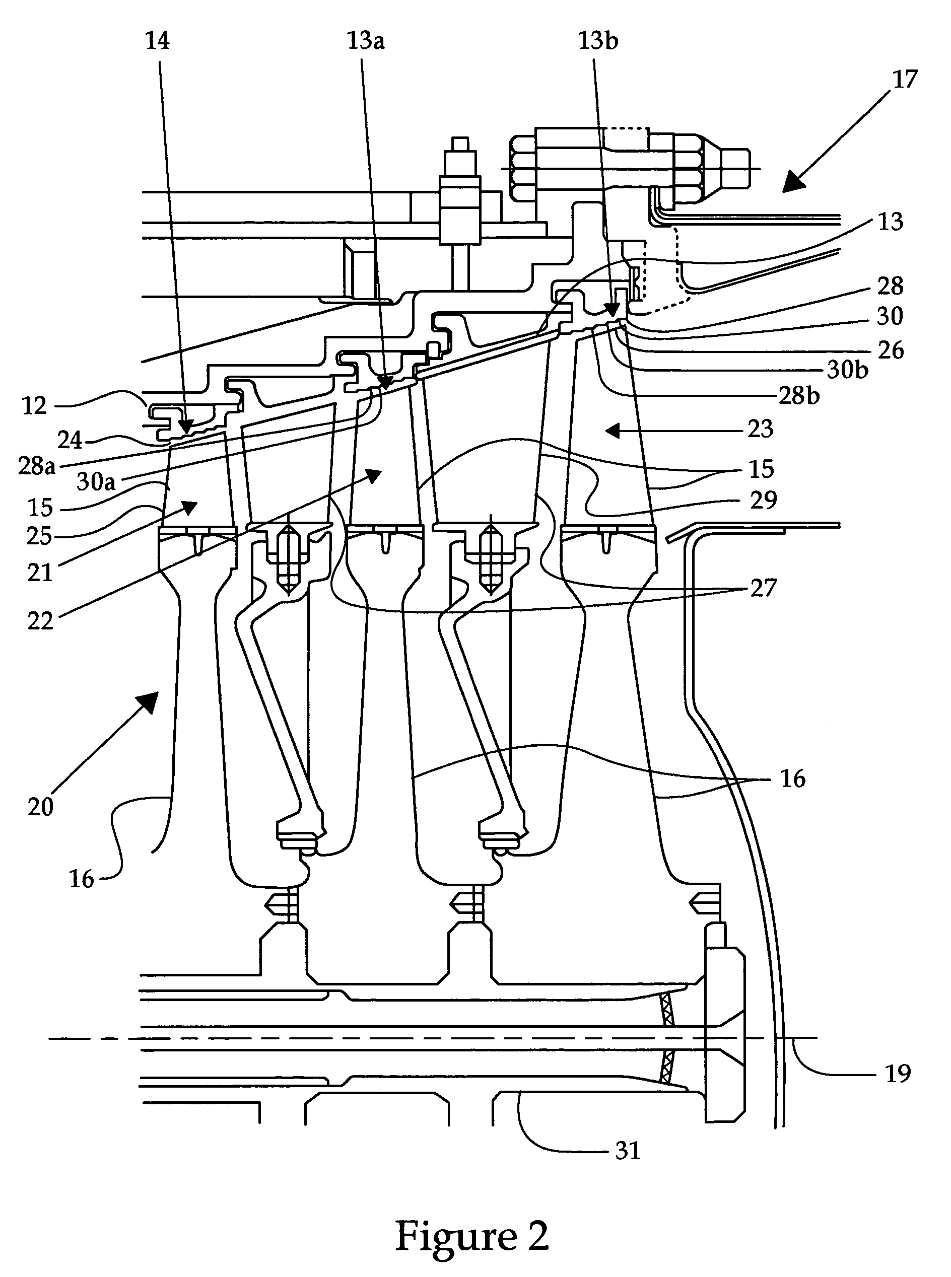 Low-mid turbine temperature abradable coating