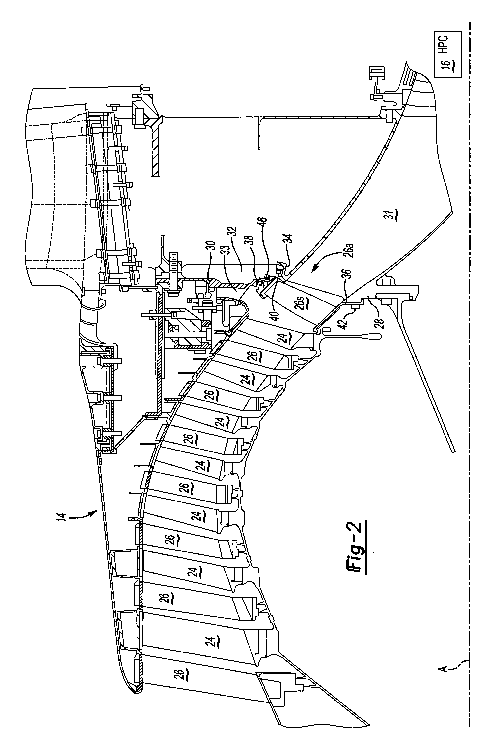 Stator vane assembly for a gas turbine engine