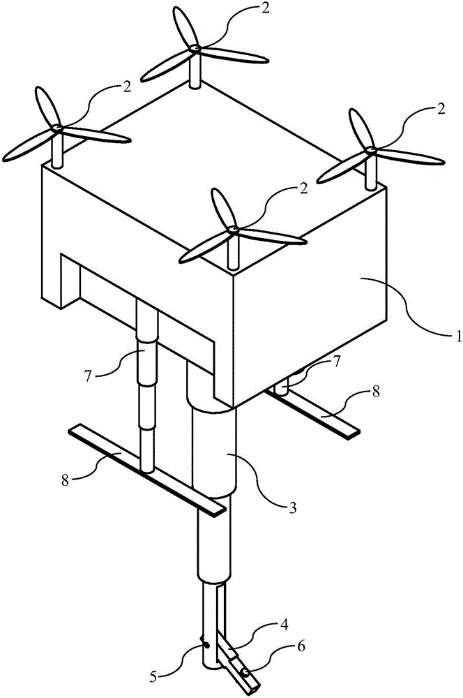 Disease and insect pest monitoring device based on unmanned aerial vehicle