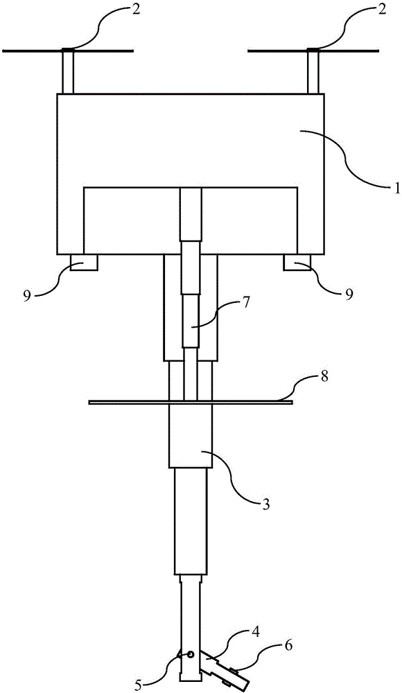 Disease and insect pest monitoring device based on unmanned aerial vehicle