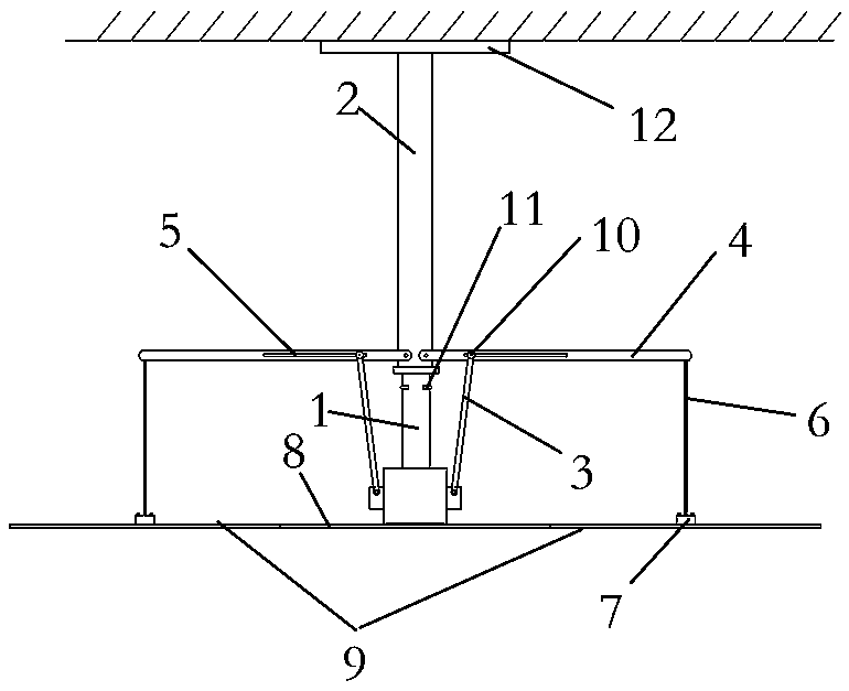 Assembly type easily maintained integrated ceiling and construction method thereof