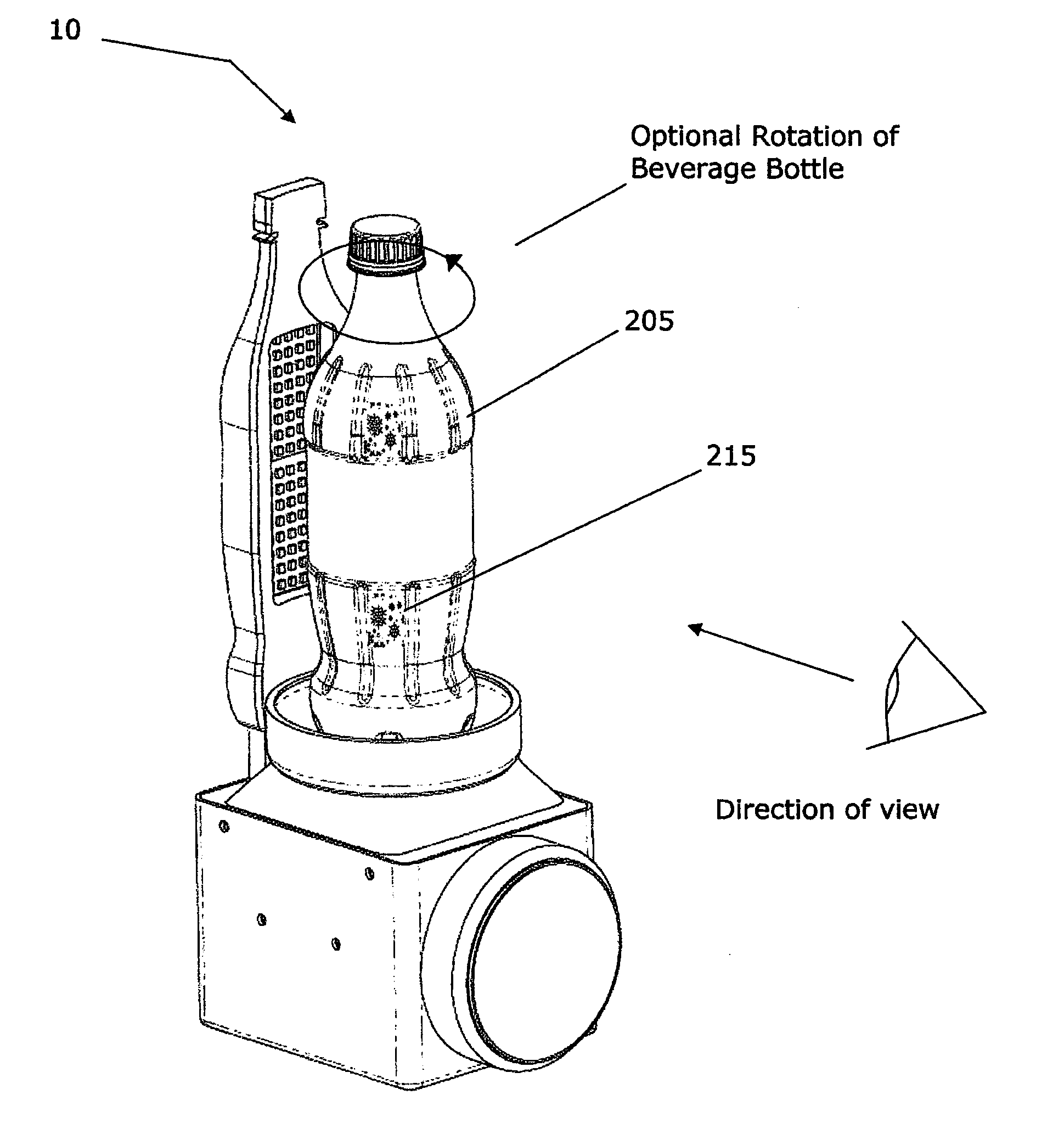 Supercooled Beverage Crystallization Slush Device with Illumination