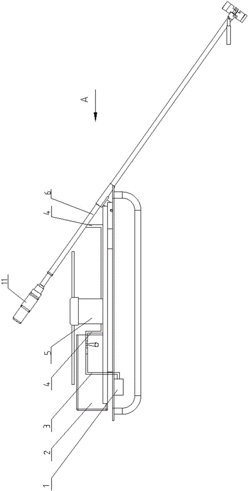 Ozone water treatment device for aquaculture pond