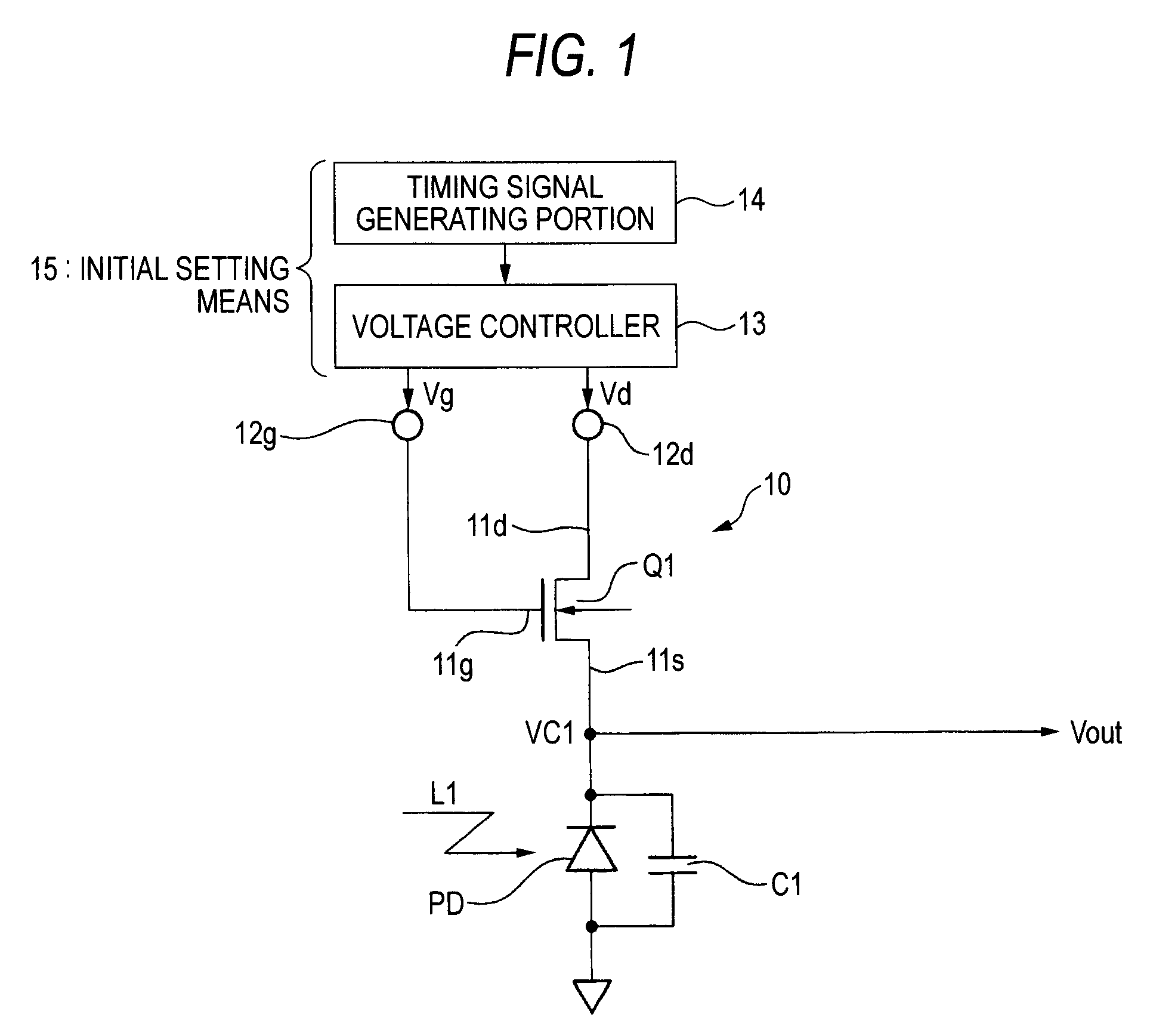 Optical sensor circuit and image sensor