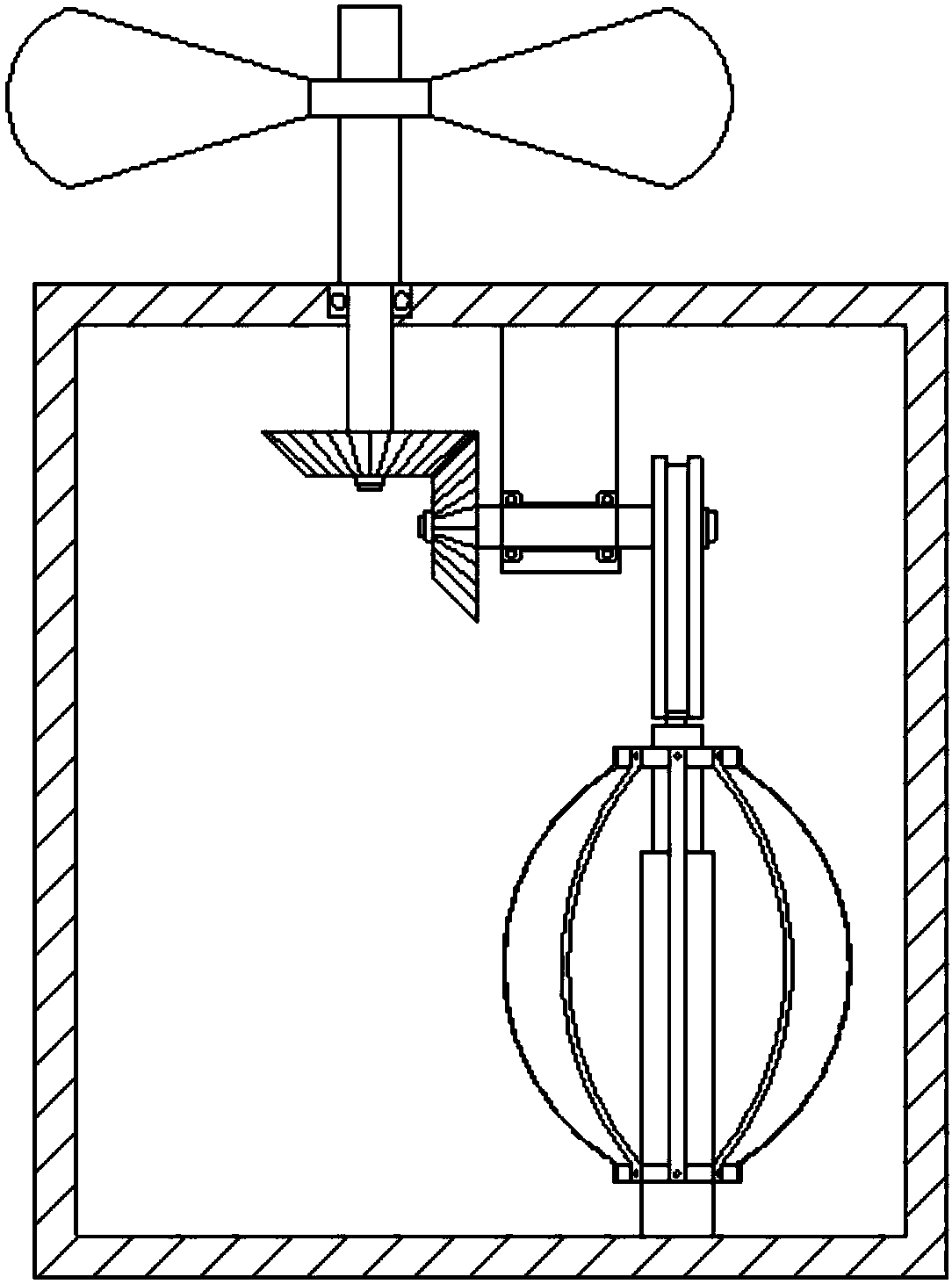 Wind power piezoelectric electric generator