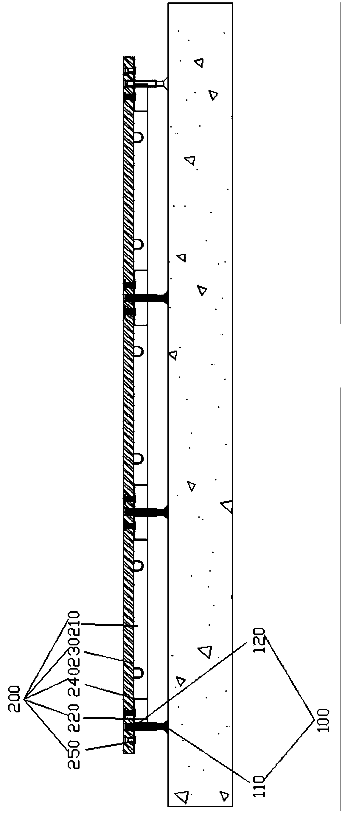 Assembled dry floor heating system