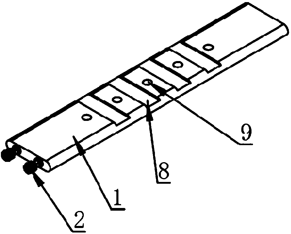 Liquid cooling iron core structure of electromagnetic induction element