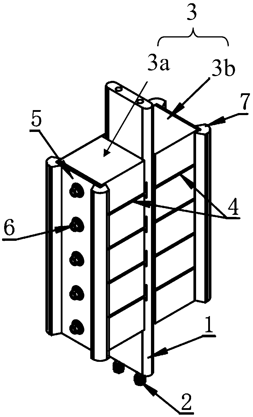 Liquid cooling iron core structure of electromagnetic induction element