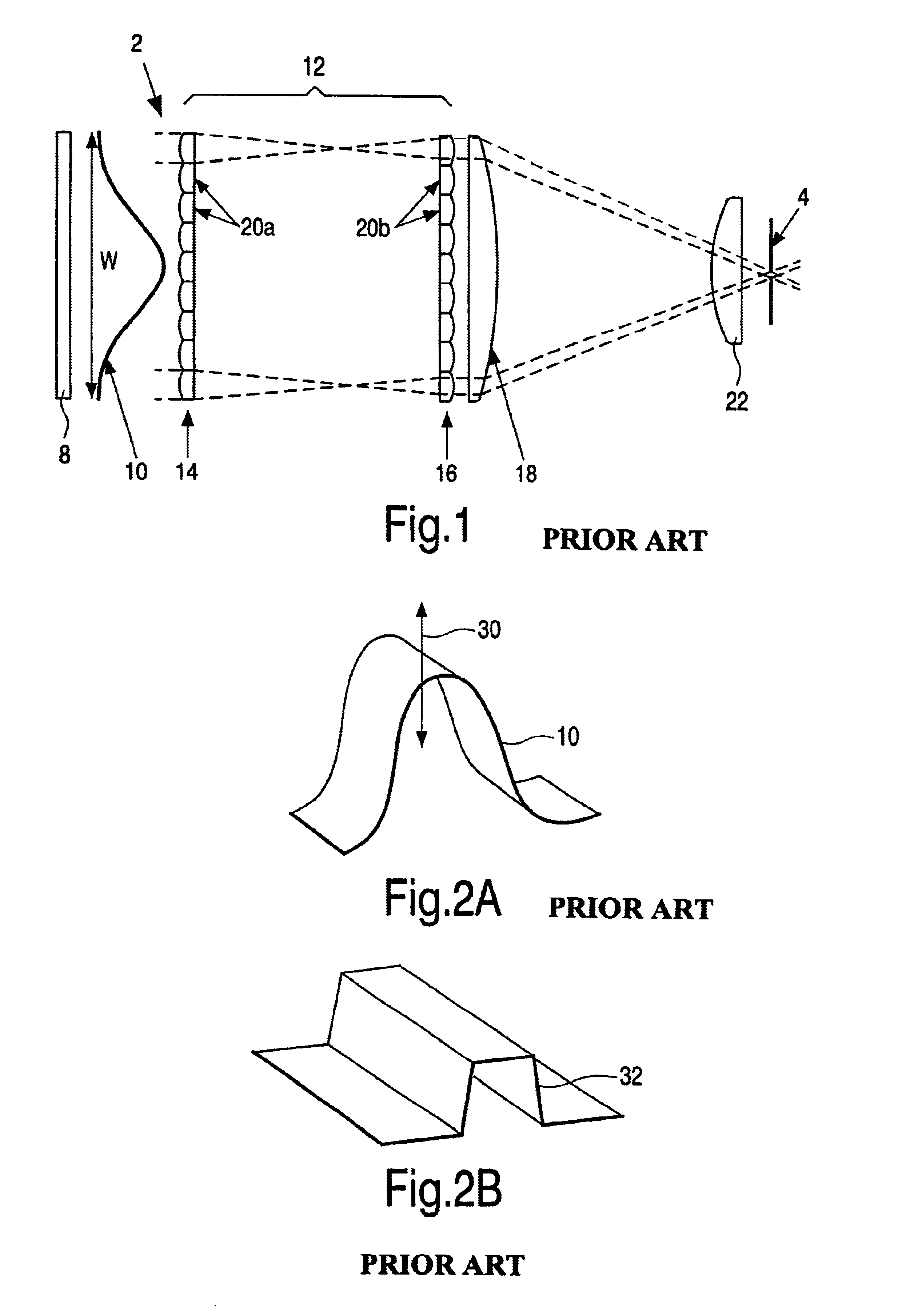 Laser system with mixed polarity beamlets