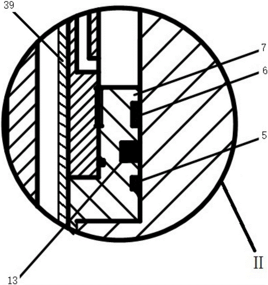 Anti-impact double-telescopic stand column and application thereof