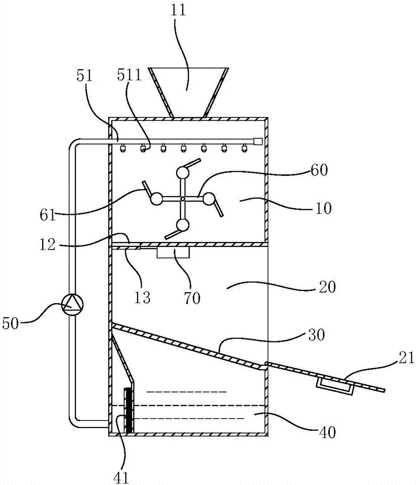 Agricultural device for soaking seeds in medicine