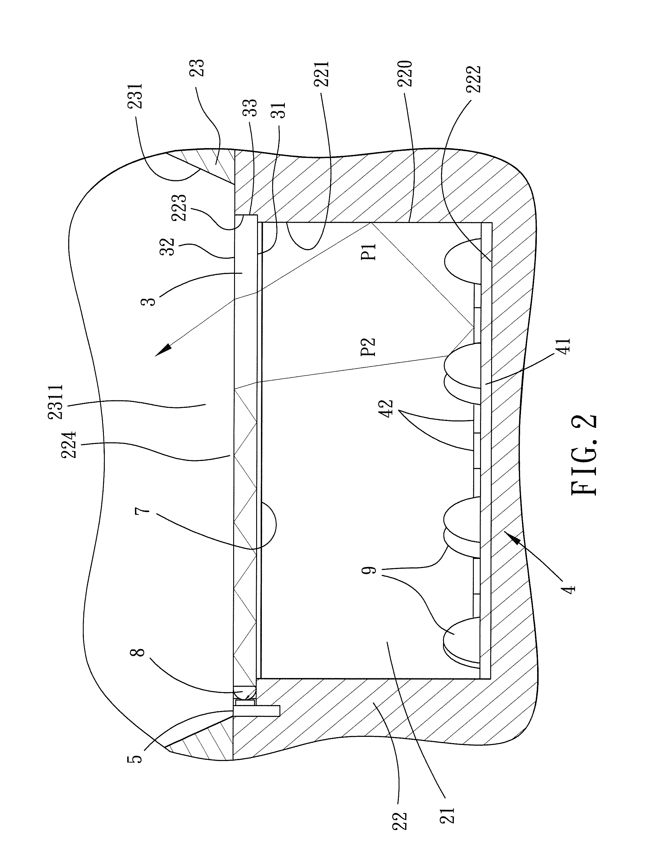 Lamp having light sensor