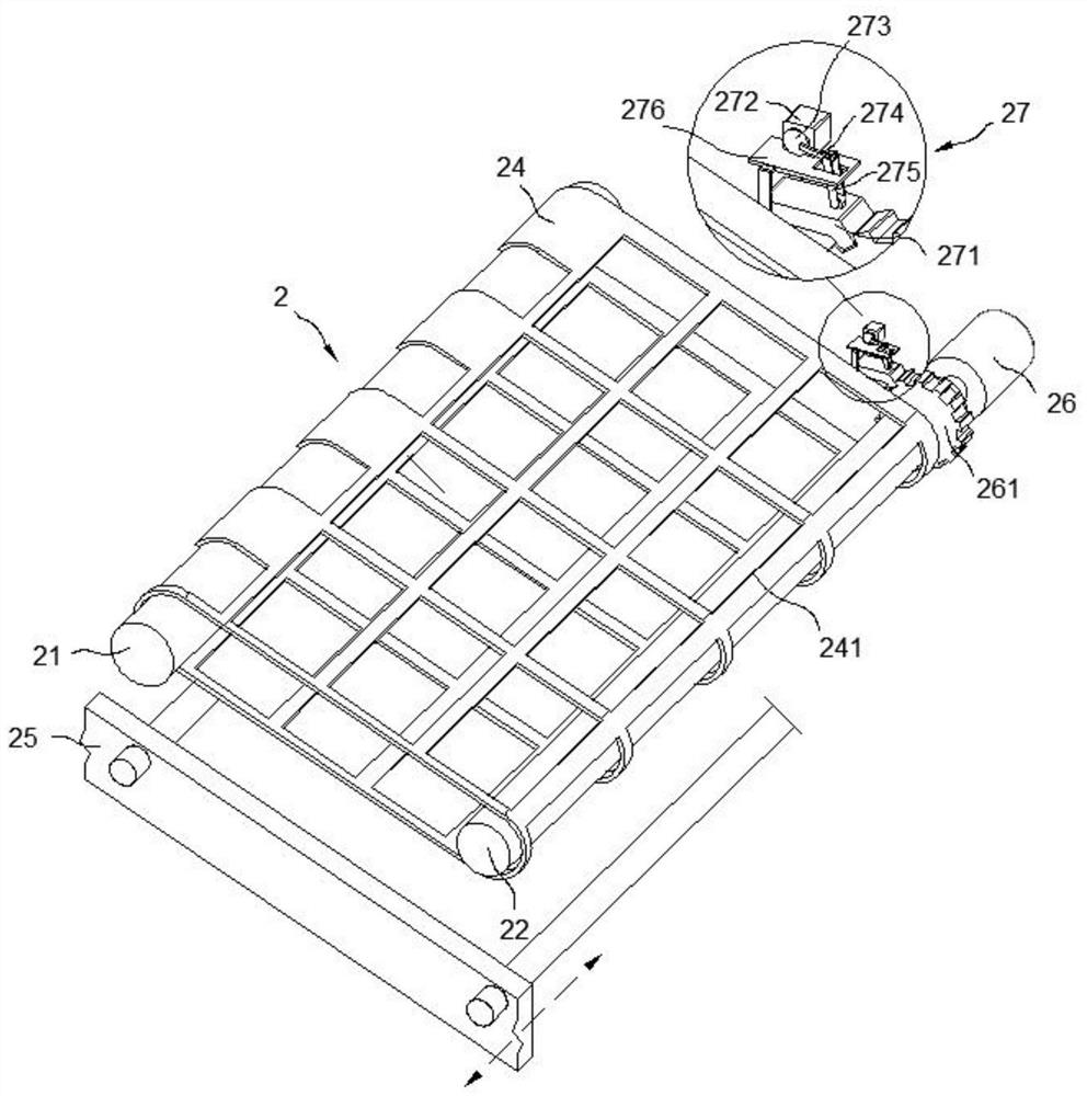 A high-speed rice pot seedling transplanting machine seedling separating device