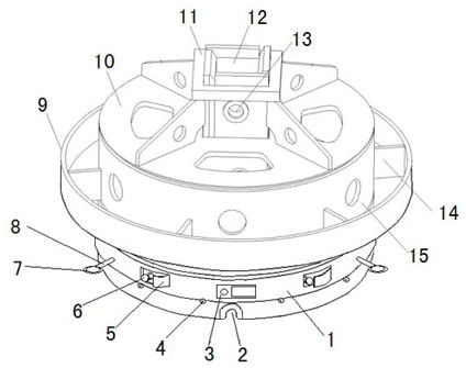 Quick connection and separation device and method for connecting cylinder with steel casing