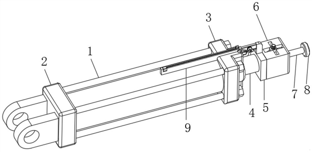 Multidirectional hydraulic oil cylinder