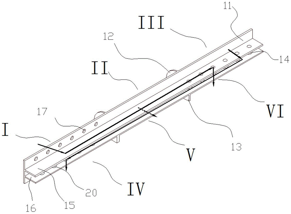 A double row parallel flow evaporator