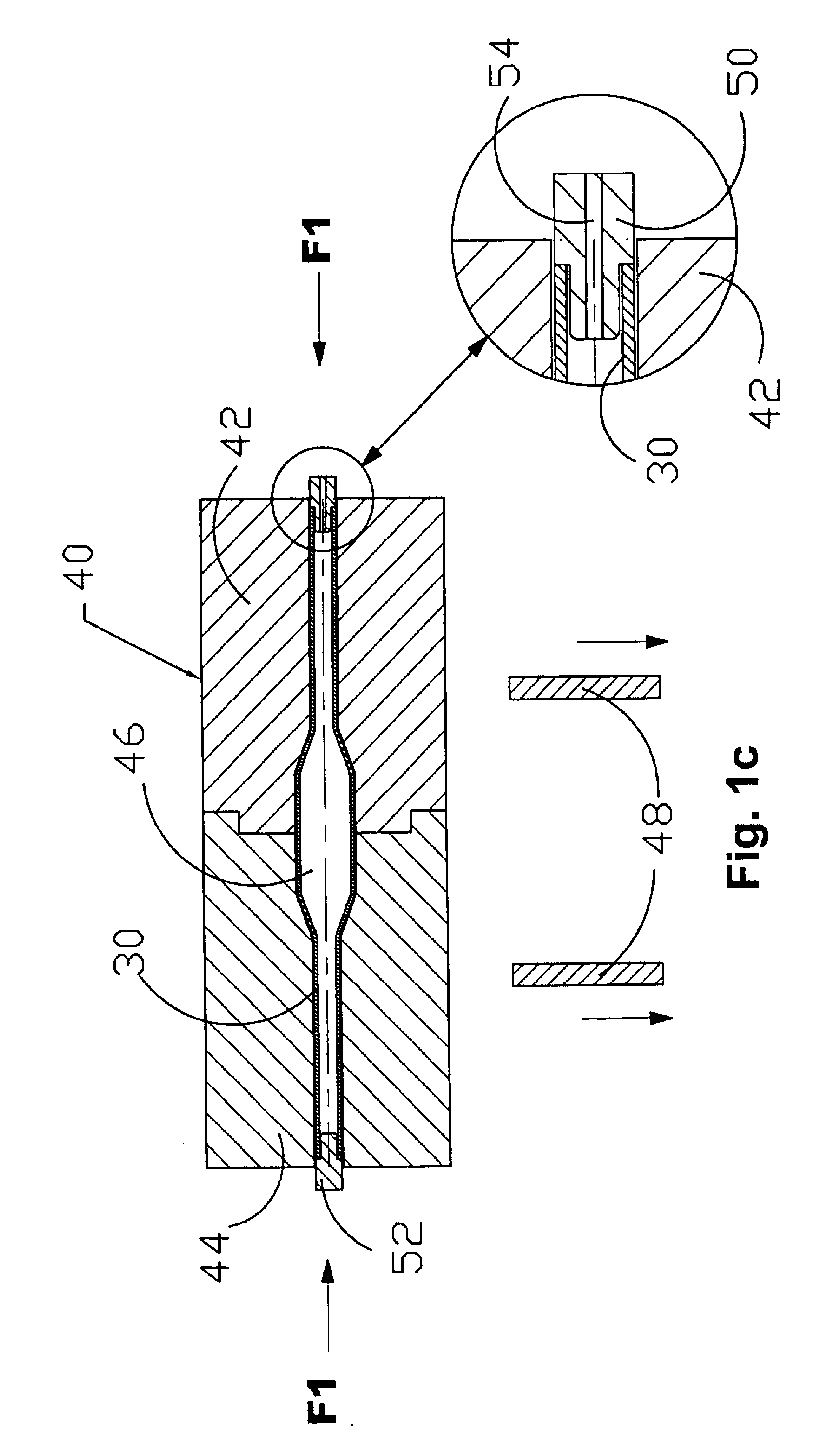 Hydroforming process and apparatus for the same