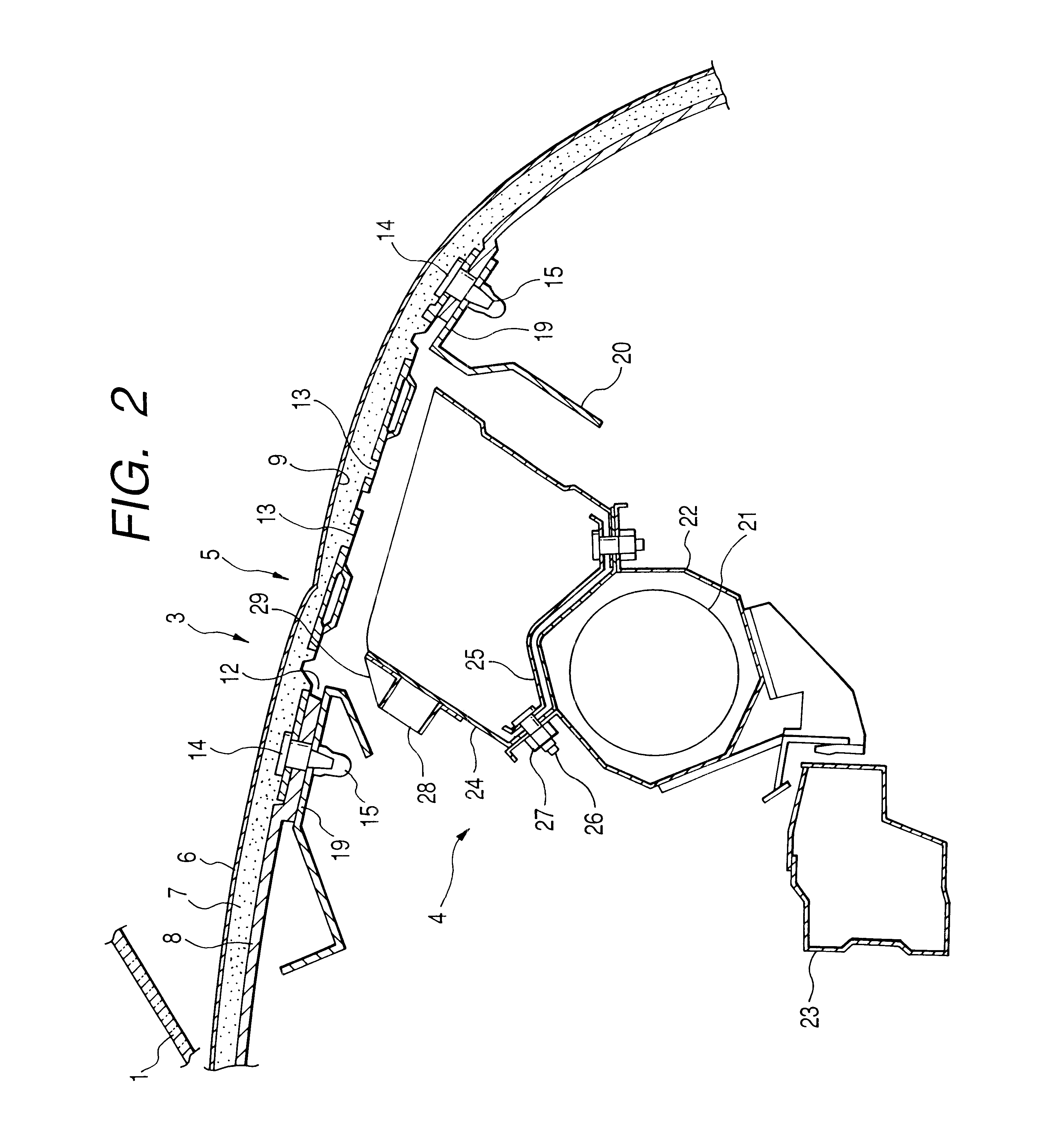 Vehicular air-bag lid structure