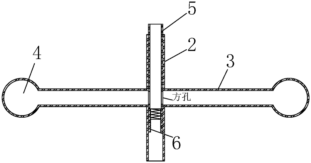 Pre-embedded components and usage for improving longitudinal overall rigidity after rectangular pipe jacking