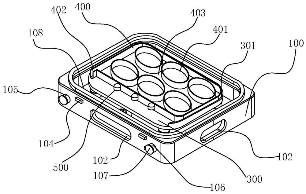 A device for radioactive experimentation of breast cancer cell culture in vitro