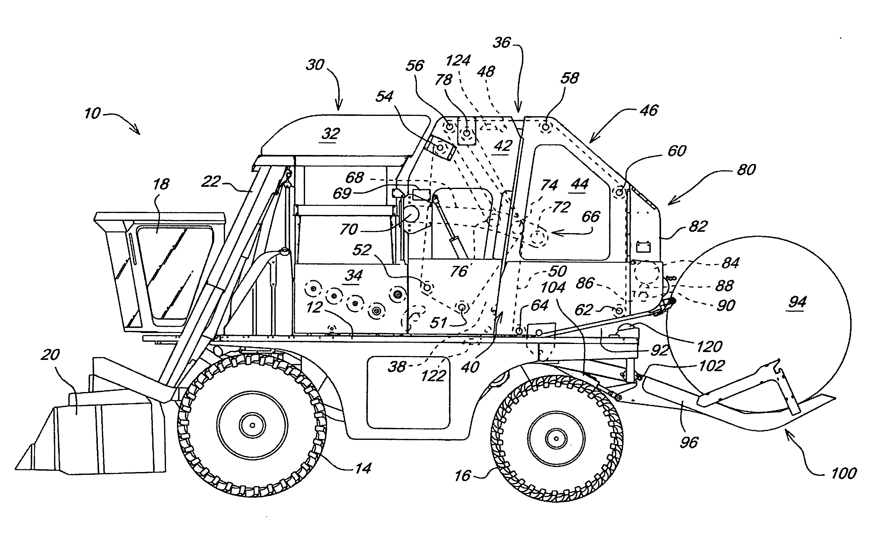 Cotton Harvester For Producing Modules Which Can Be Automatically Identified And Oriented