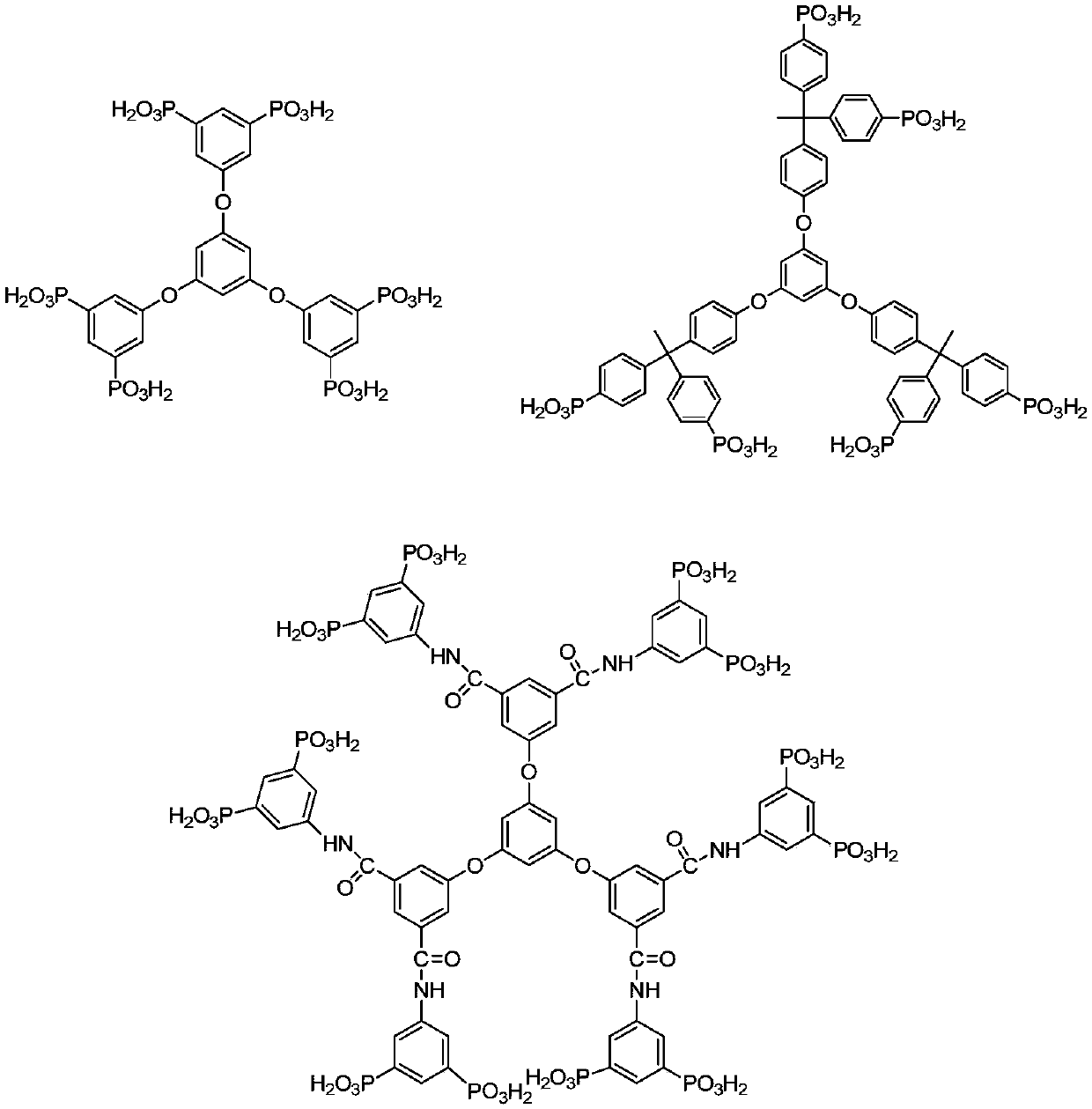 Organic phosphoric acid-based high-temperature proton exchange membrane and preparation method and application thereof