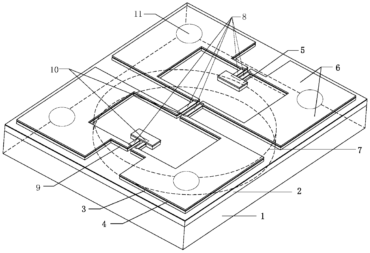 High-temperature pressure sensor chip based on MEMS process