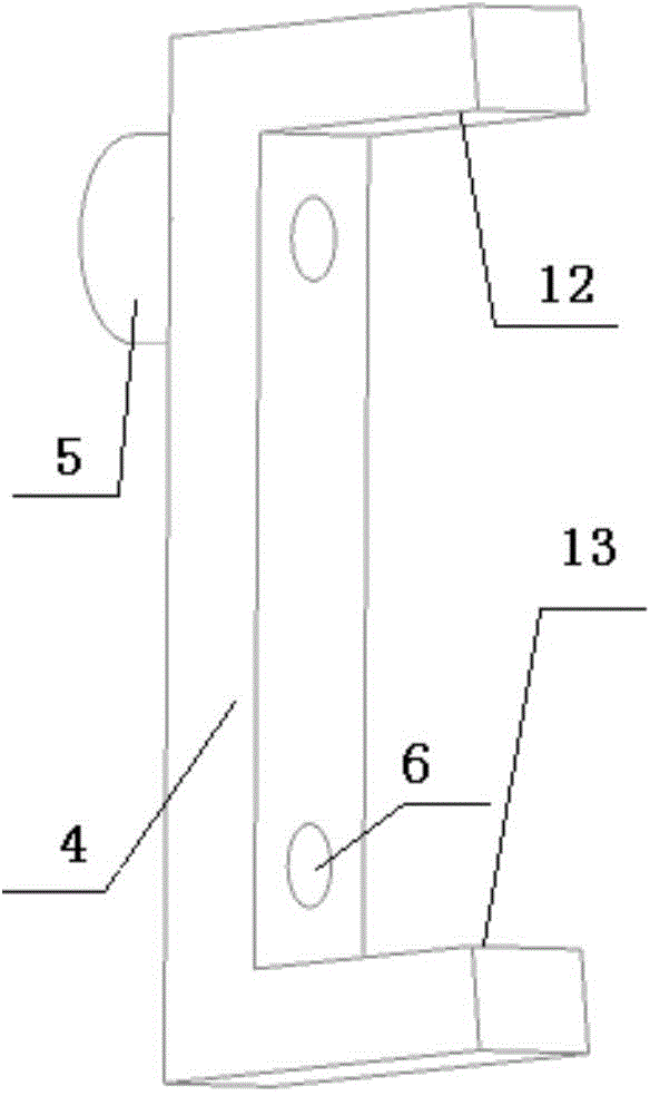 Building decorative stone panel fixing device and construction method