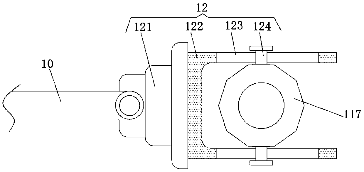 Auxiliary holding handle device for straight handle medicine pot