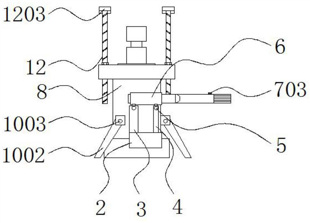 Quick-lift-type vertical jack with double pump structure