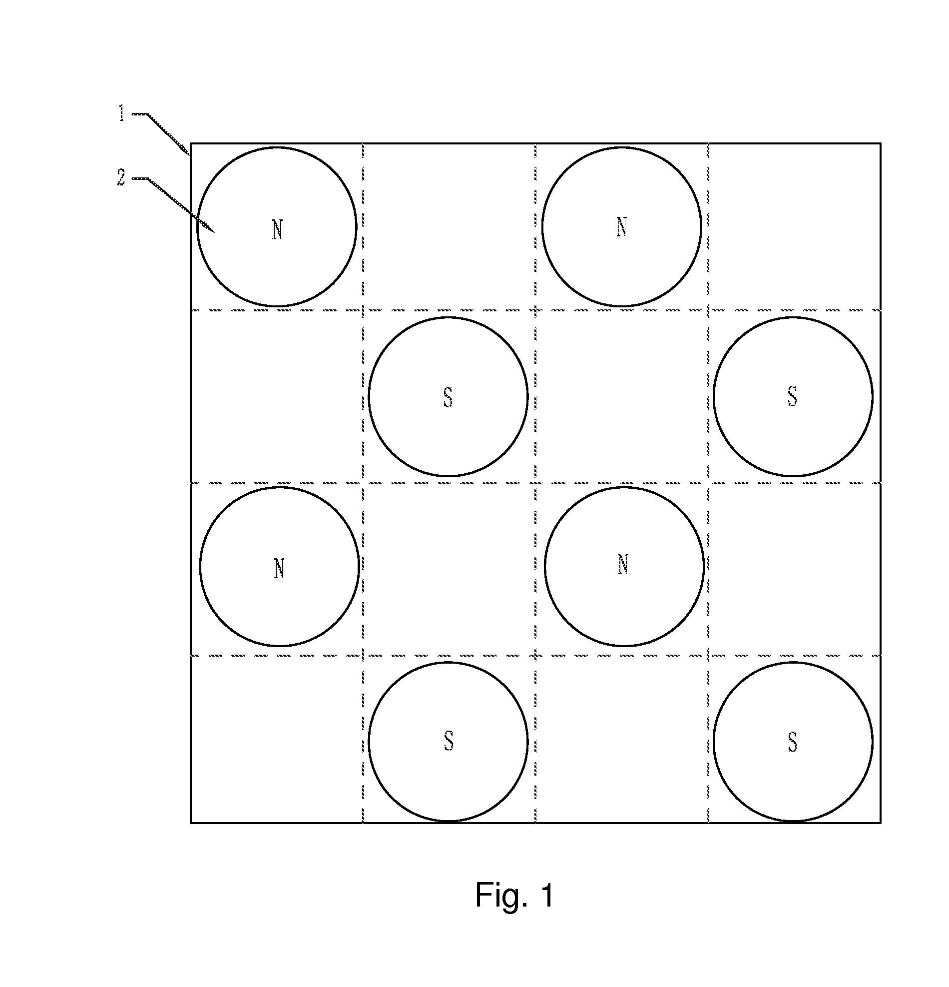 Magnetic suspension planar motor with structure of superconductor excitation