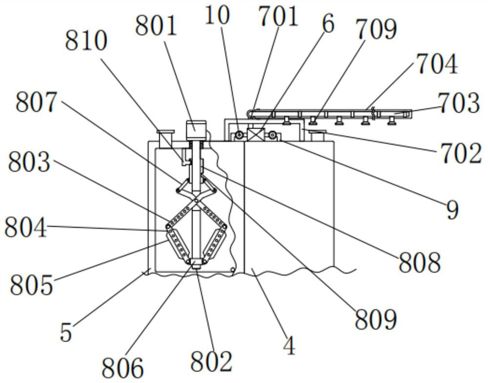 Range-adjustable automatic fertilization and pesticide spraying integrated device for silkworms