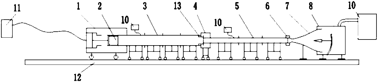 Multi-mode operating free piston shock tunnel