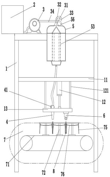 A traditional Chinese medicine filling machine for traditional Chinese medicine bags