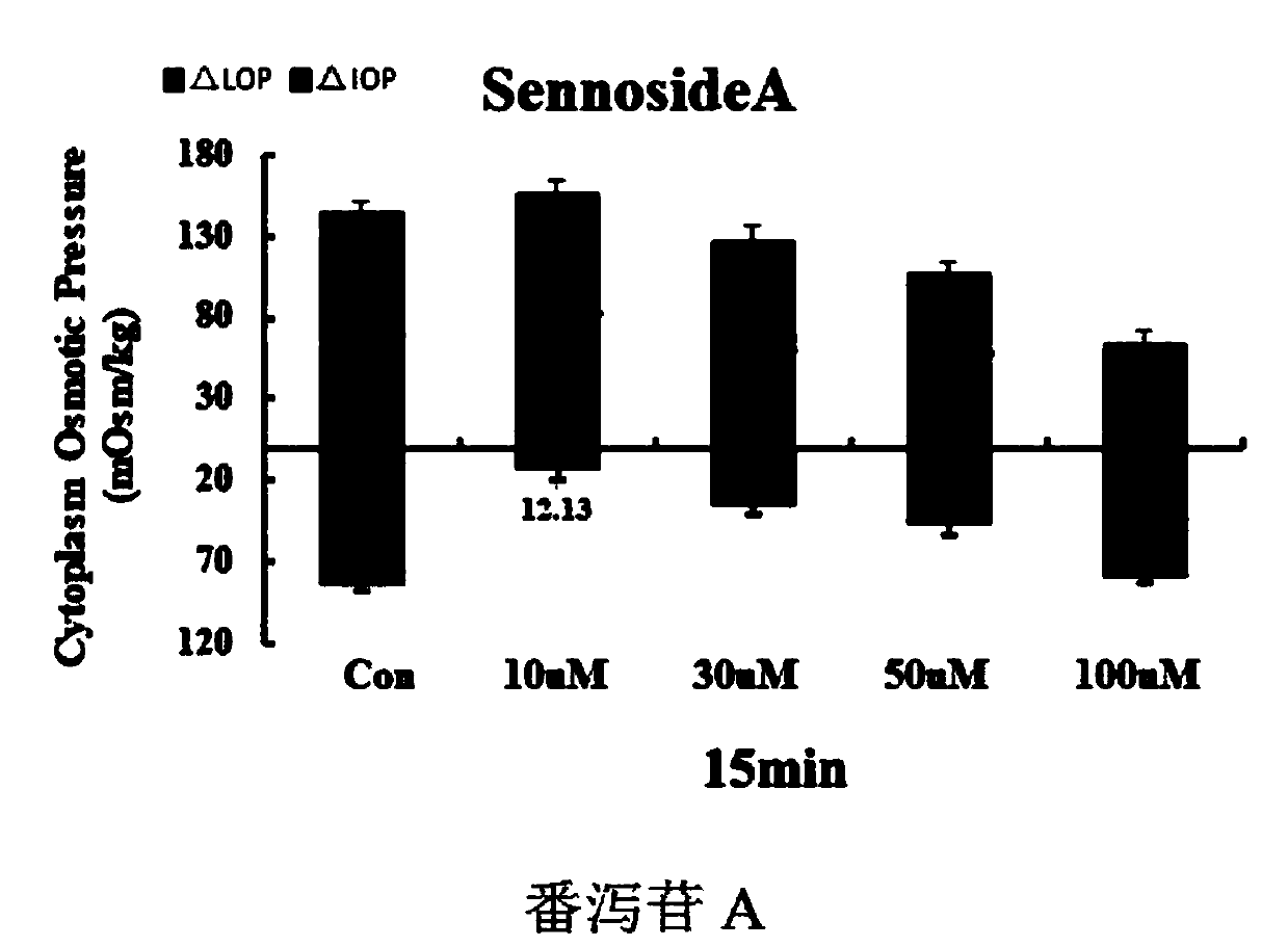 Drug combination targeting intracellular osmotic pressure for the treatment of cerebral edema