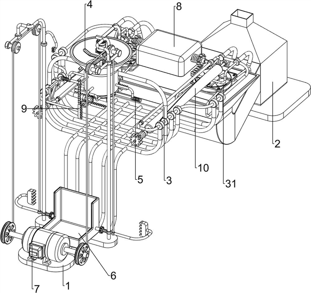 Medical waste mask treatment device