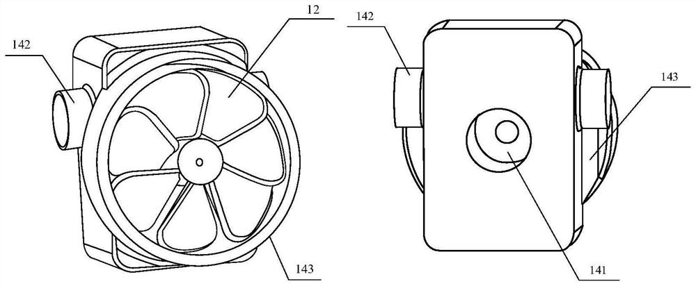 Trolley with air injection auxiliary power mechanism and control method thereof