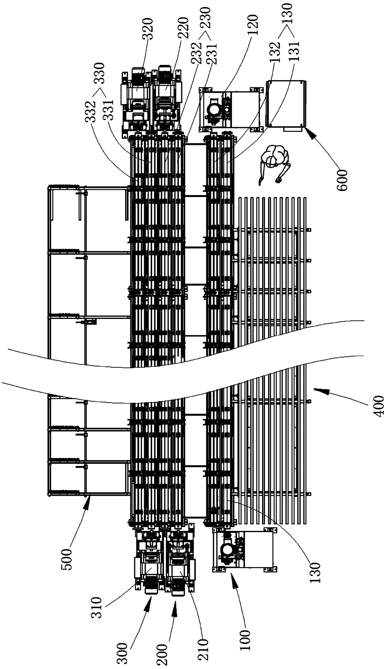 Automatic steel bar machining system