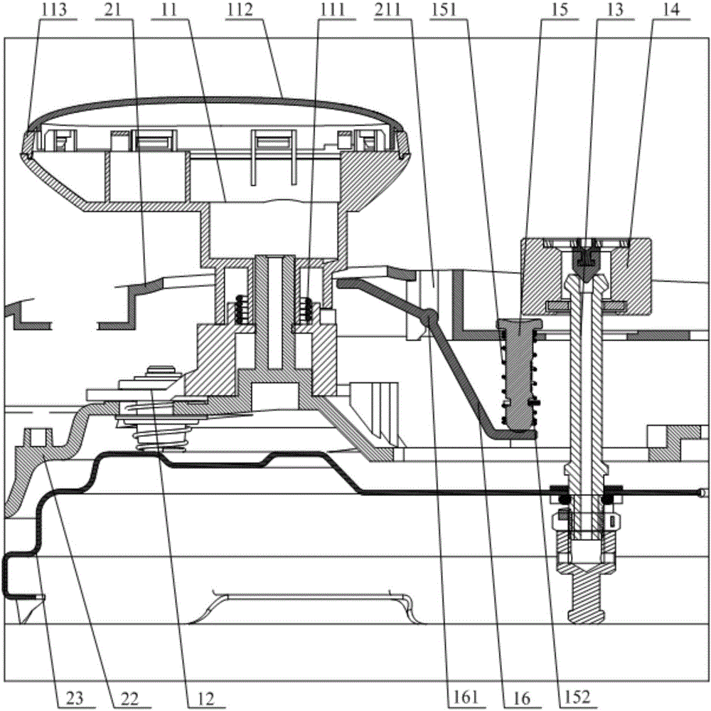 Electric pressure cooker and lid assembly thereof