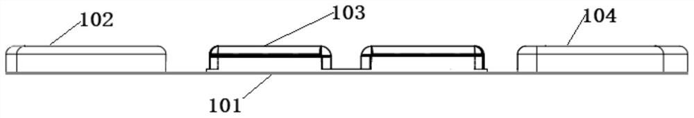 Liner structure of bulletproof helmet and manufacturing process thereof