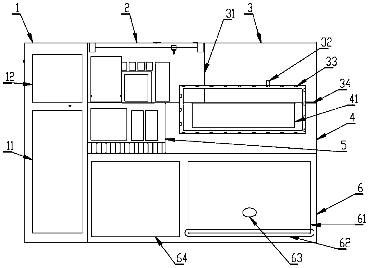 Device and method for online detection of atmospheric salt fog content