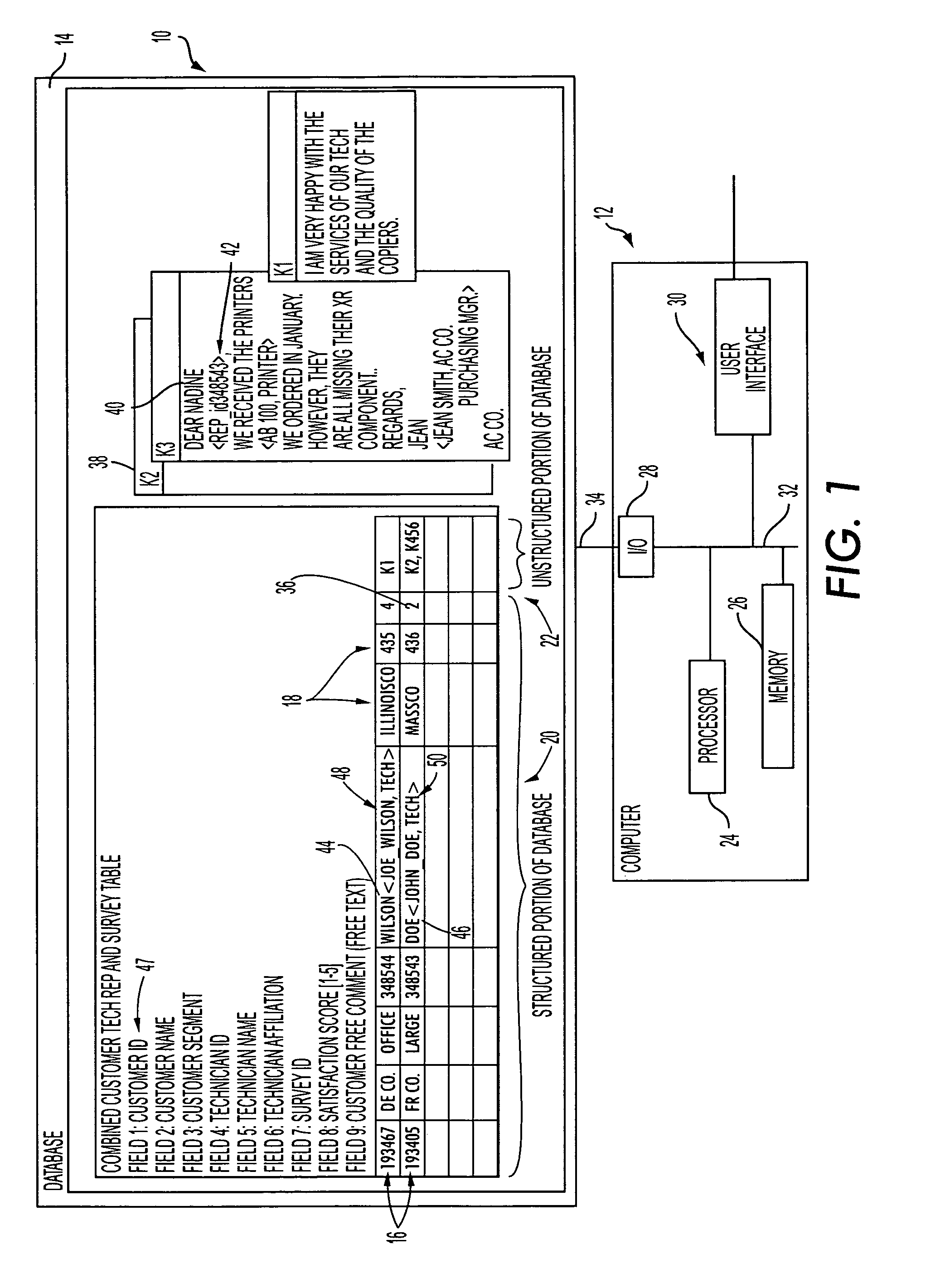 Reference resolution for text enrichment and normalization in mining mixed data