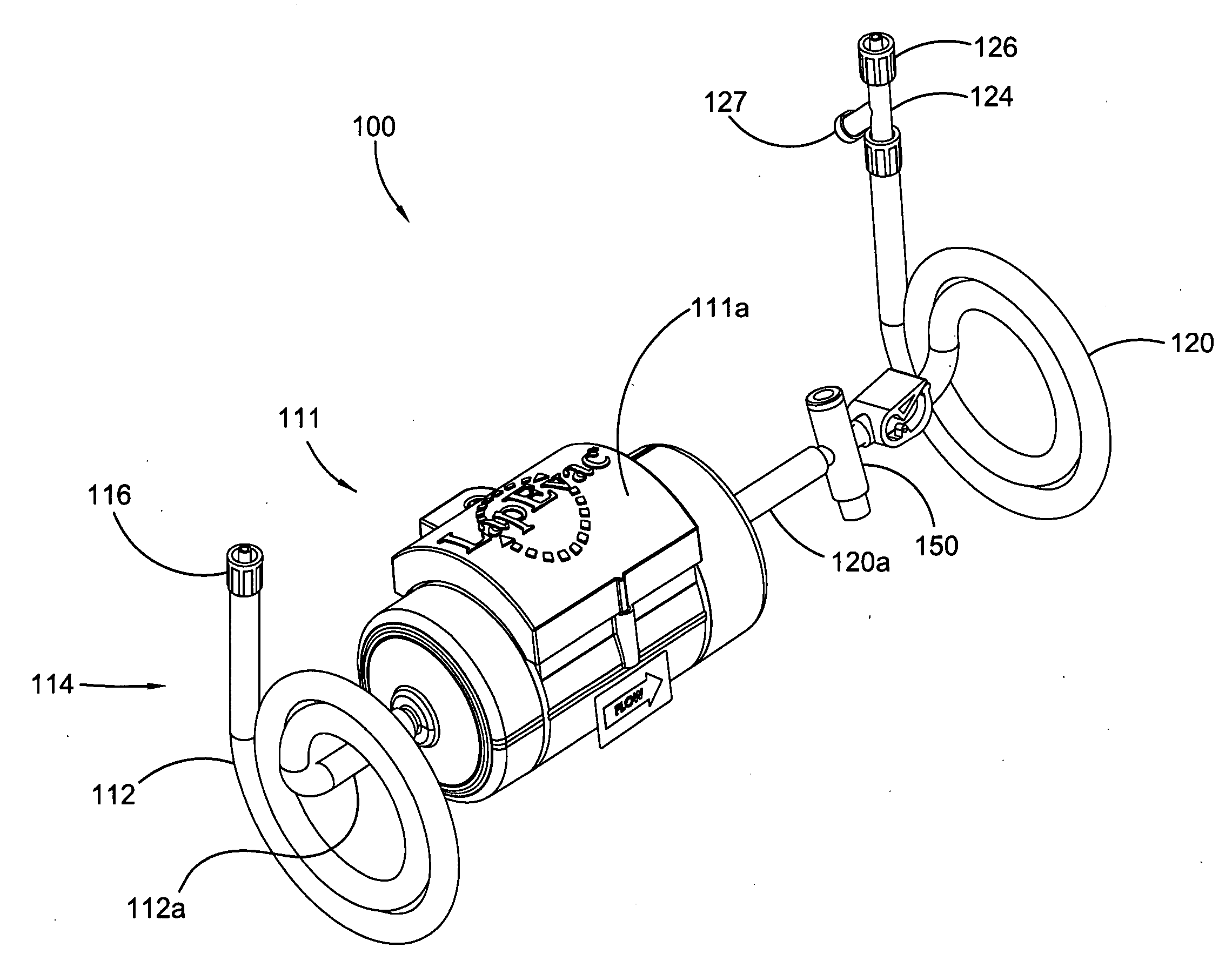 Wick and relief valve for disposable laparoscopic smoke evacuation system