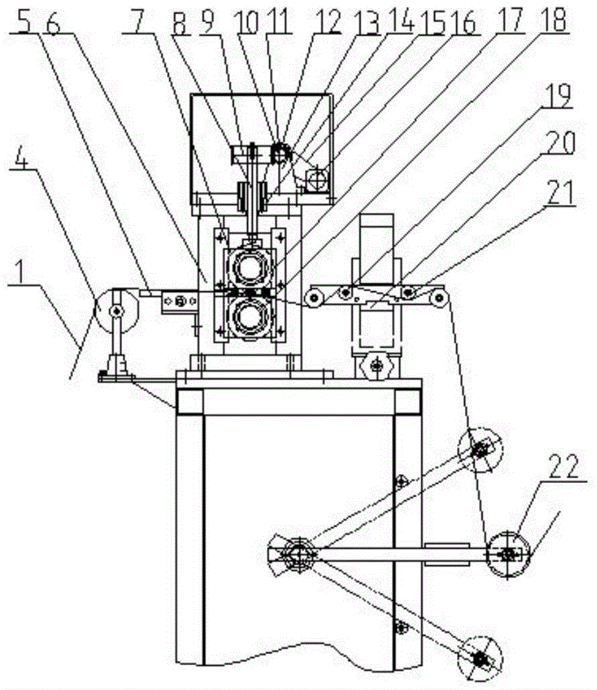 An intelligent embossed welding strip making unit