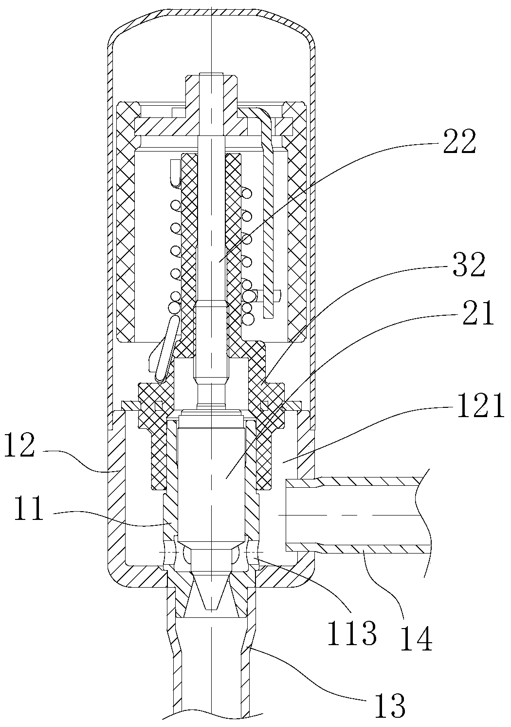 Electronic expansion valve and its seat assembly