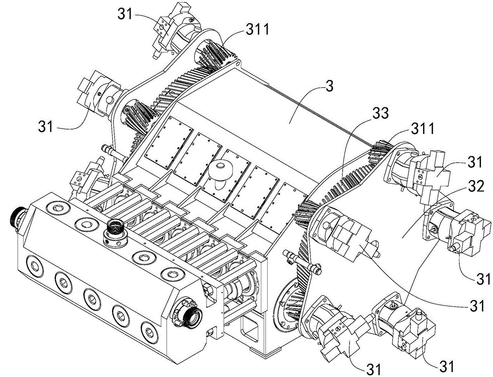 Hydraulic transmission system for fracturing truck and fracturing truck