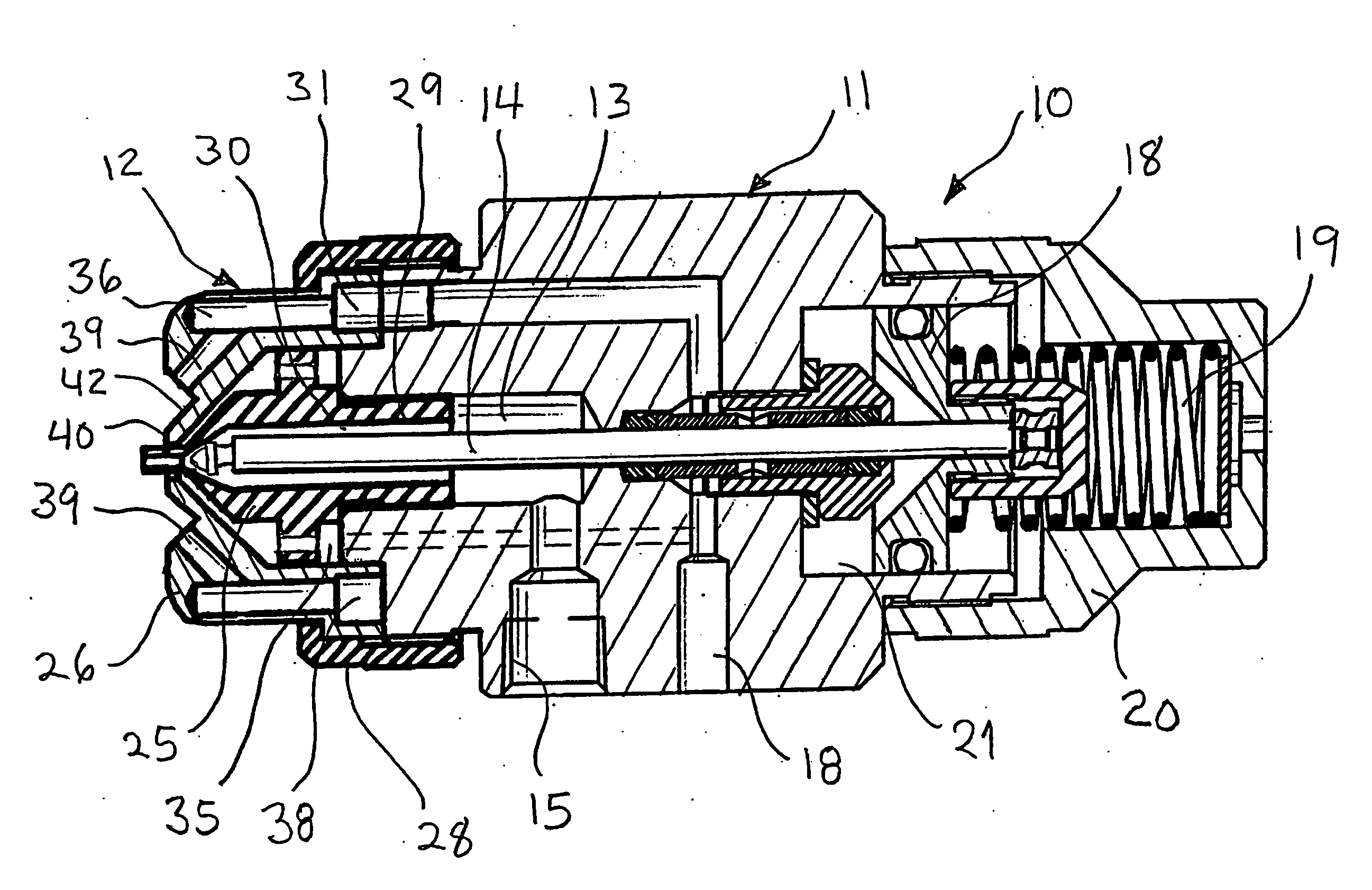 External mix air assisted spray nozzle assembly