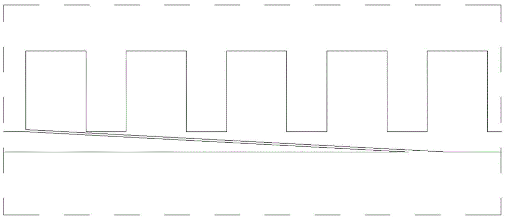 Inclined seam separating type multi-band band elimination filter for artificial surface plasmons